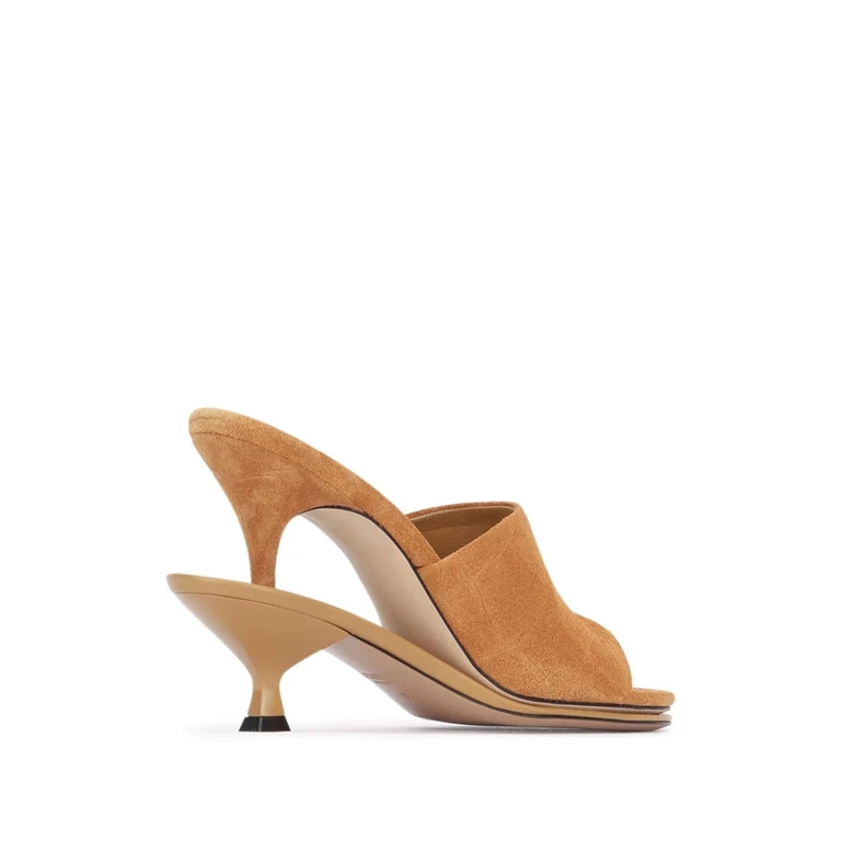 JACQUEMUS Sandals Camel Calf Leather - Women