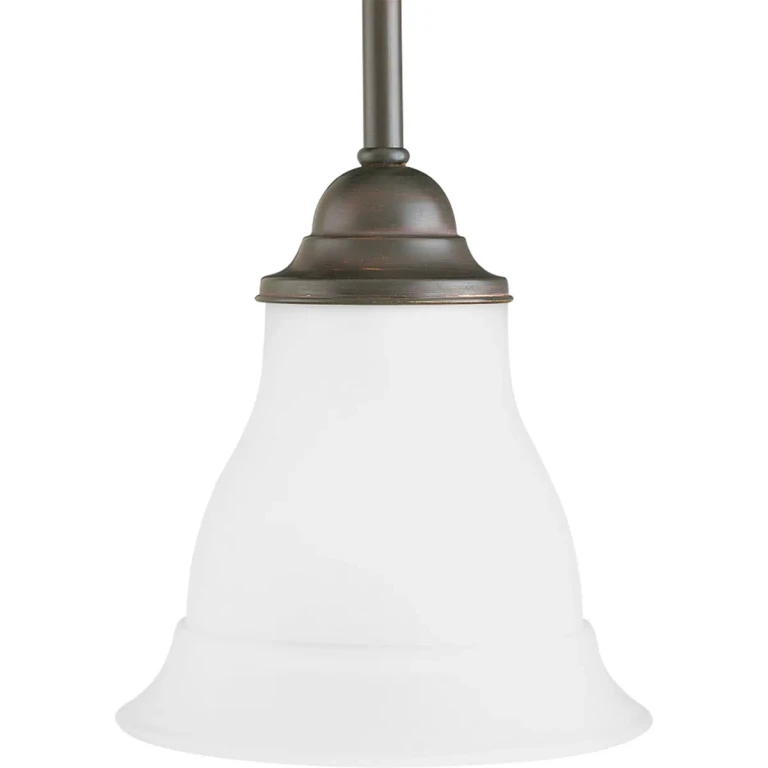 Antique Bronze One Light Pendant from the Trinity Collection