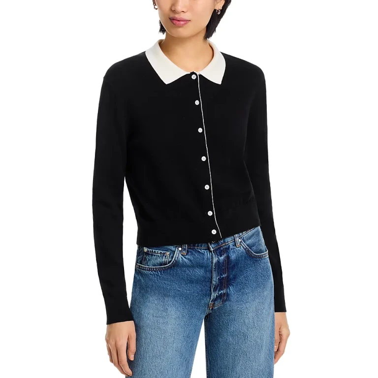 Velvet by Graham & Spencer Riven Collared Cardigan
