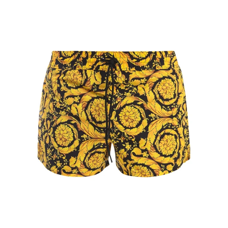 Versace 金色泳裤