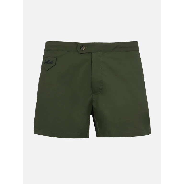 MC2 Saint Barth Harrys Military Green Swim Shorts