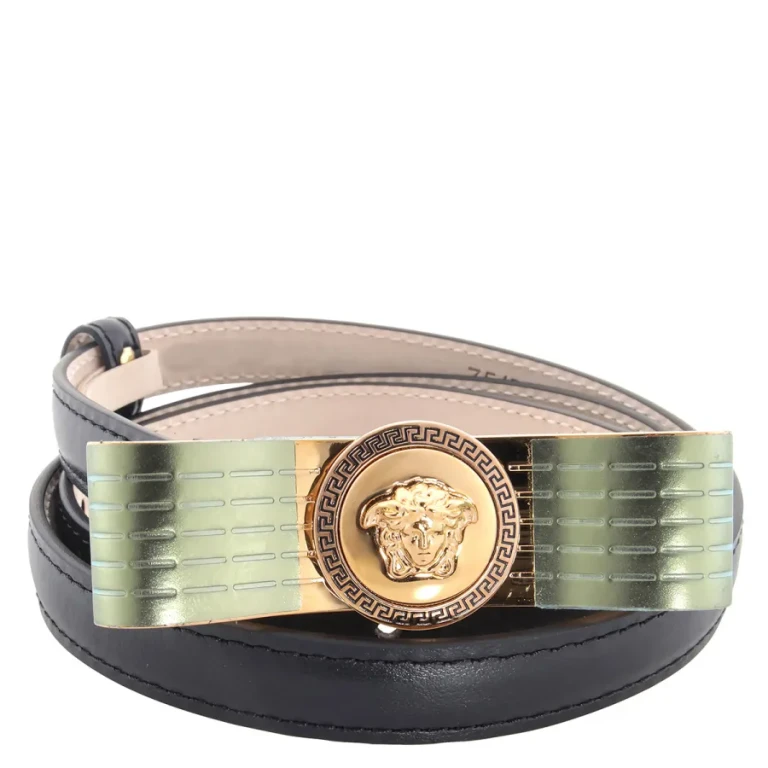 Versace Gianni Buckle Leather Belt
