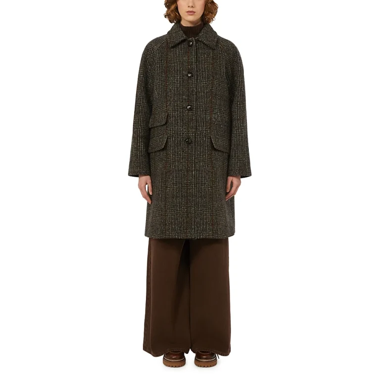 Weekend Max Mara Weekend 2 Pitone Wool Blend Coat