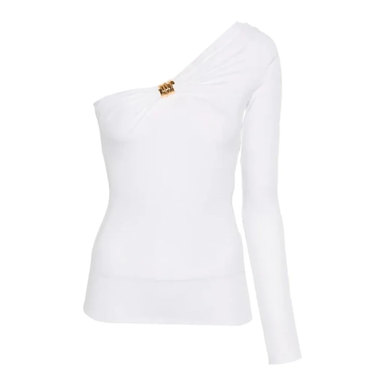 Elisabetta Franchi Pull Col Rond - Crème