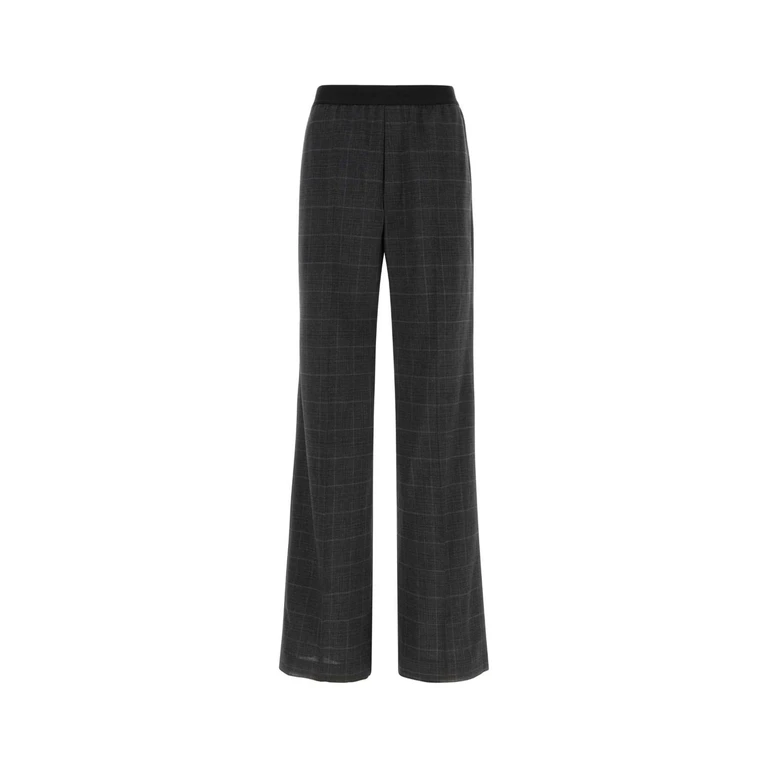 Balenciaga Embroidered Wool Pant Darkgrey Pantaloni - Men