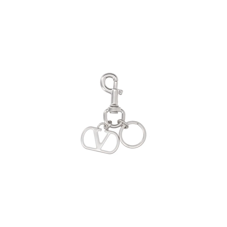 Valentino Garavani Keychains Silver Brass - Men