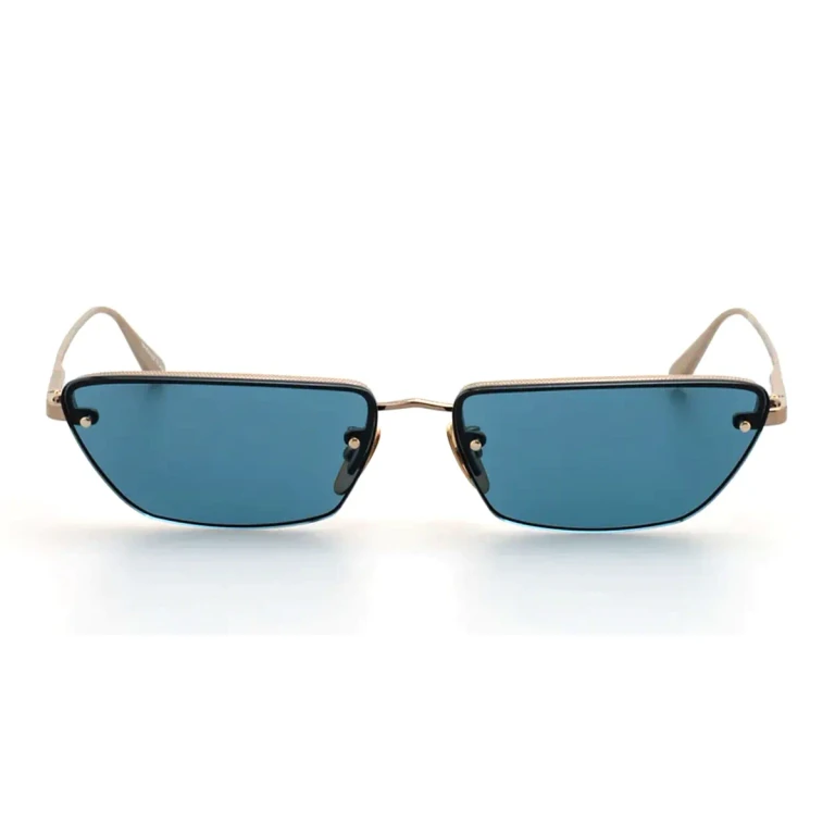 Linda Farrow Lfl1513c2sun C2 Lightgold/aqua Titanium Sunglasses - Women