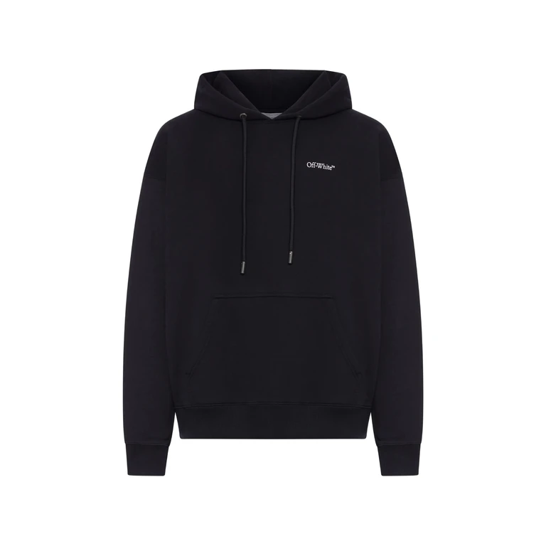 Off-White Half Arrows Skate Hoodie Black Felpa - Men