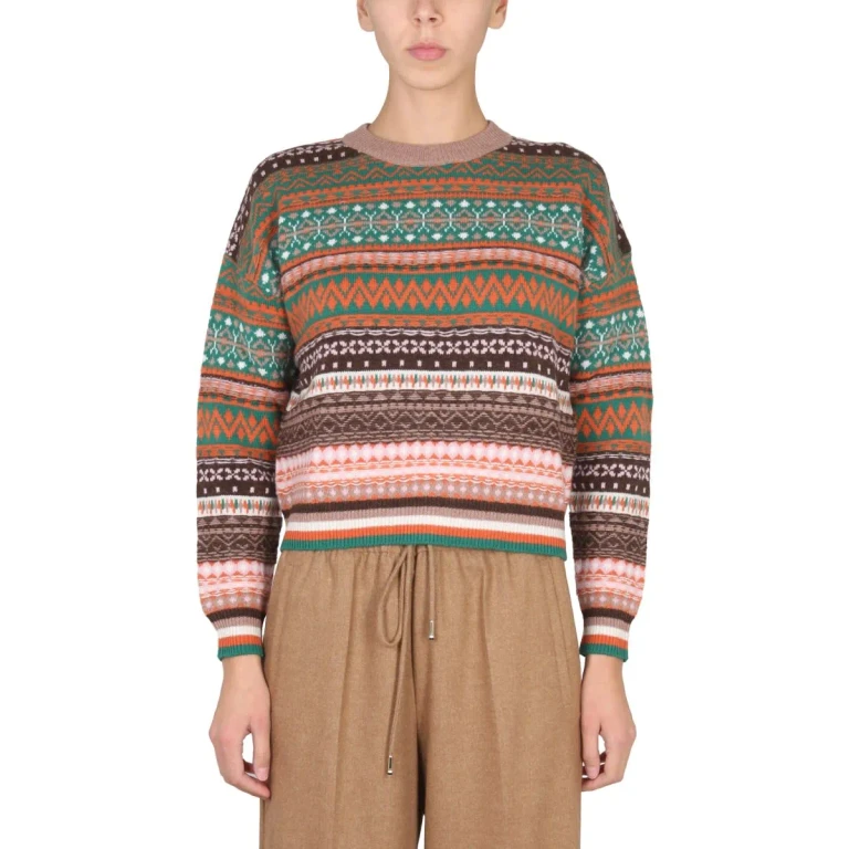 Ballantyne Multicolor Crewneck Sweater