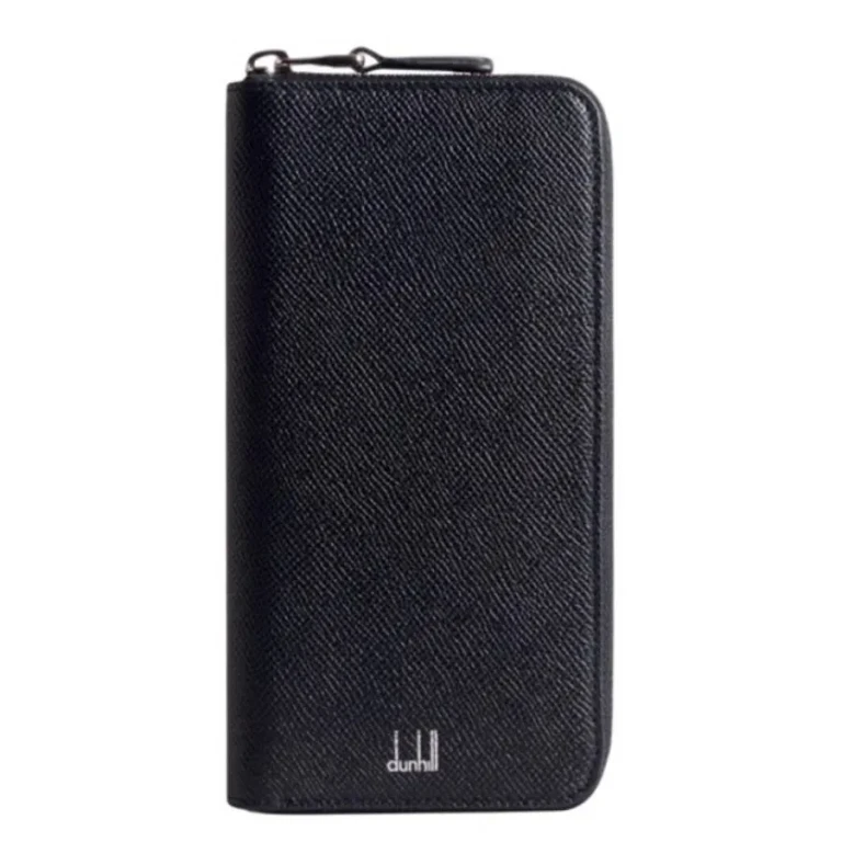 Dunhill Cadogan Leather Zip-Around Wallet