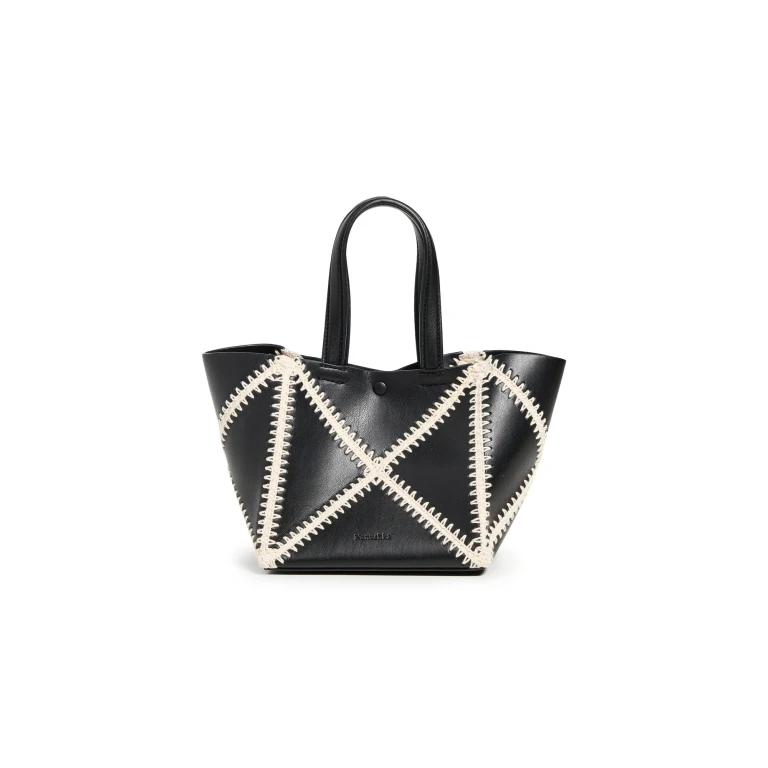 Nanushka The Origami Mini Bag Black/Cream One Size