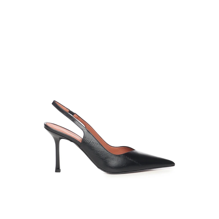 Giuliano Galiano With Heel Brown Satin - Women