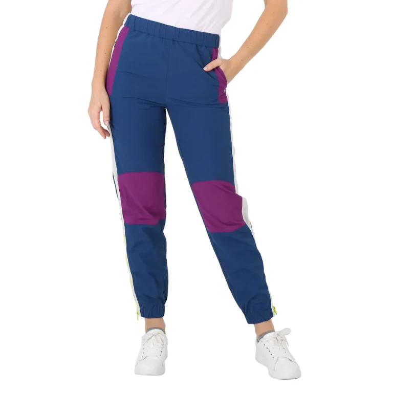 Kenzo Ladies Colorblock Sport Tracksuit Nylon Trousers
