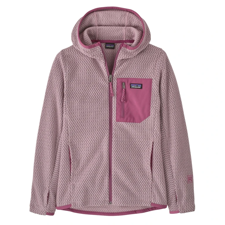 Patagonia Kids R1 Air Full Zip Hoody Pink & Purple Felpa - Kids
