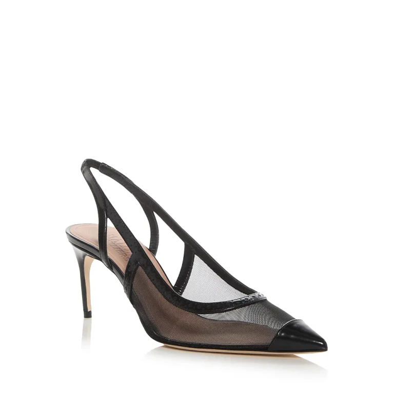 Malone Souliers Women's Aubrey Pointed Slingback Pumps