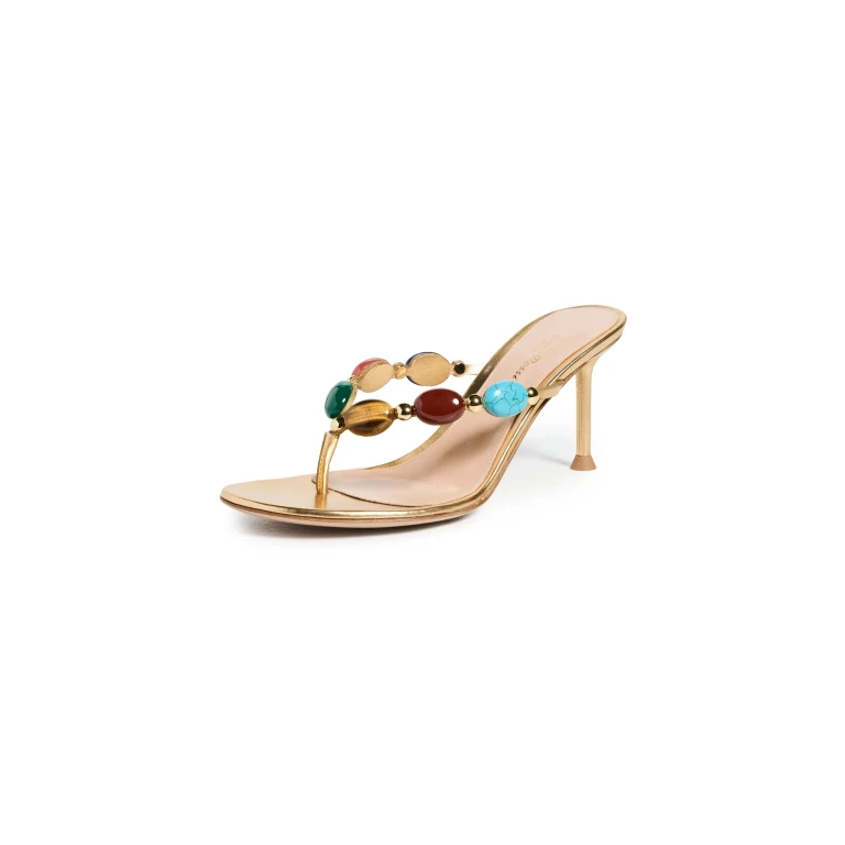 Gianvito Rossi Shanti Thong Sandals Mekong 38