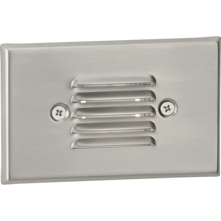 Brushed Nickel LED Step Light from the Led Step Lights Collection