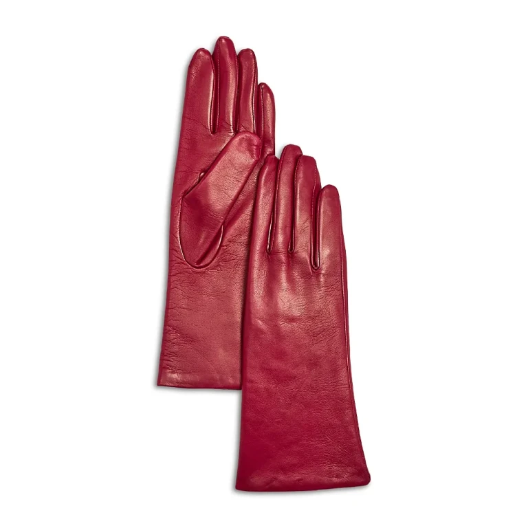 Cashmere Lined Long Leather Gloves - Exclusive
