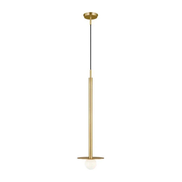 Visual Comfort Studio Nodes Pendant Light in Burnished Brass by Kelly Wearstler