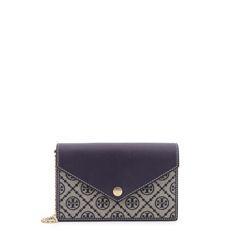 Tory Burch Wallets Blue Cotton - Women