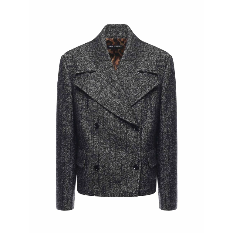 Dolce & Gabbana Jackets MultiColour Virgin Wool - Women