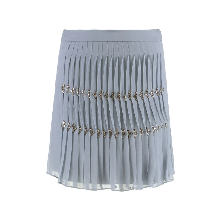 Alberta Ferretti Mini Skirt With Rhinestones