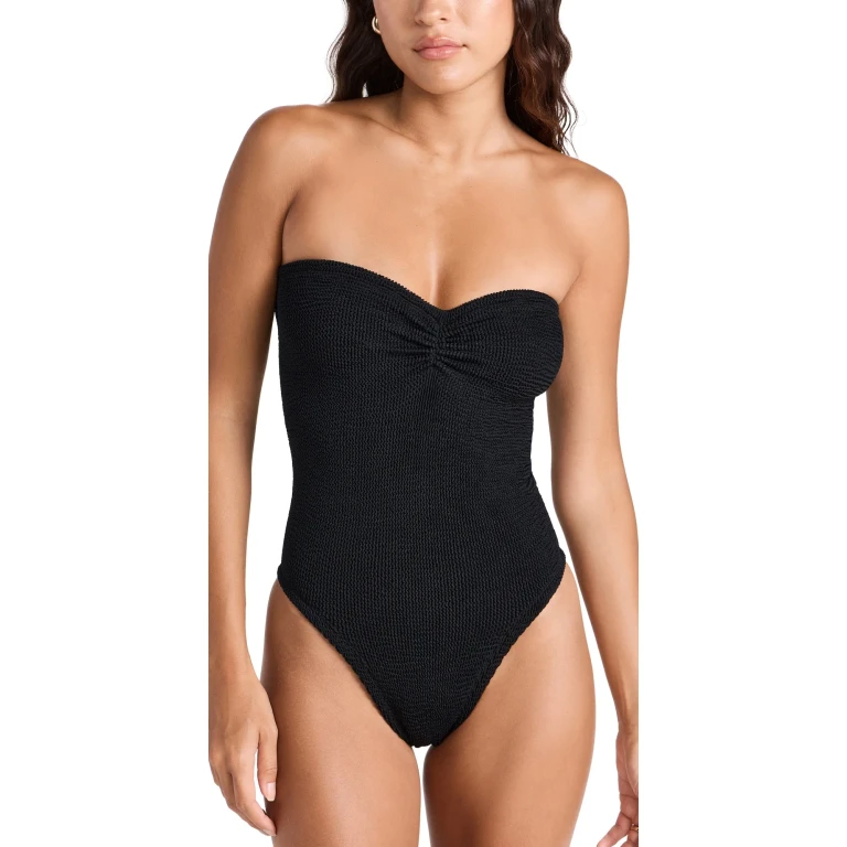 Hunza G Brooke Swim One Piece Black One Size