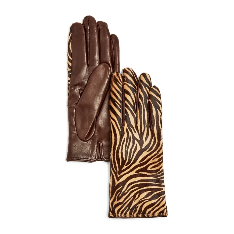 Cashmere Lined Calf Hair Gloves - Exclusive