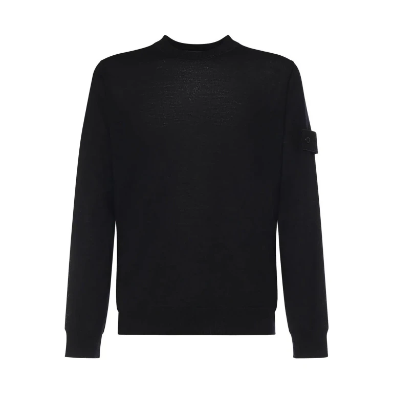 Stone Island Pull Col Rond - Gris