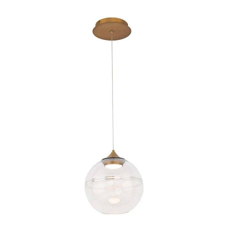 WAC Bistro 3000K Pendant Light in Aged Brass - PD-20010-AB