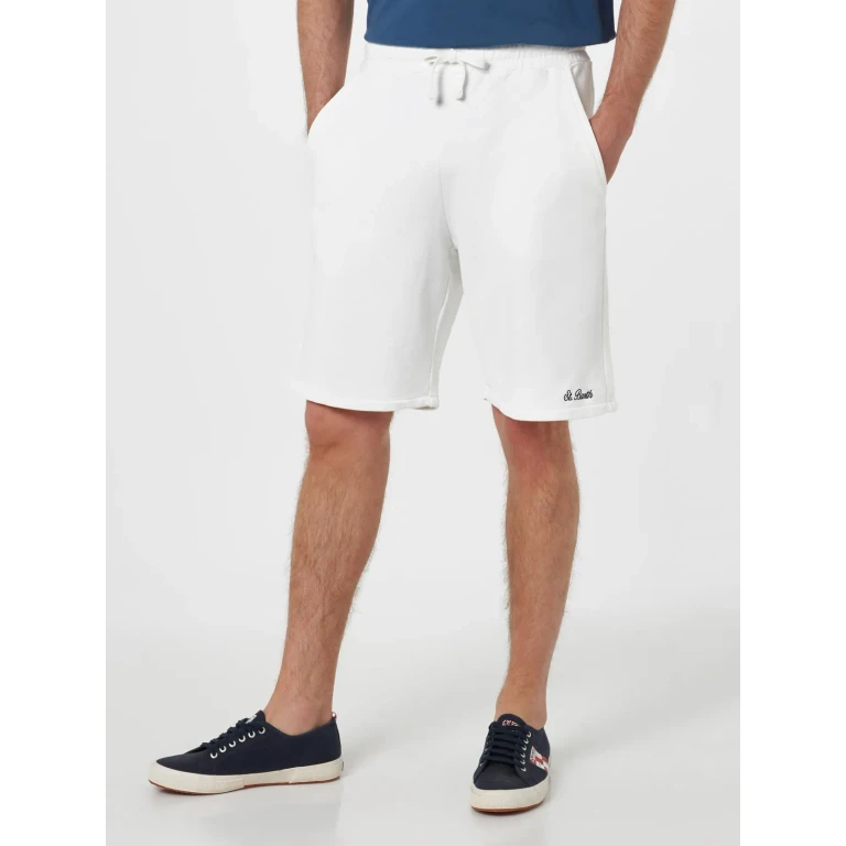 MC2 Saint Barth Randle White Cotton Bermuda Shorts