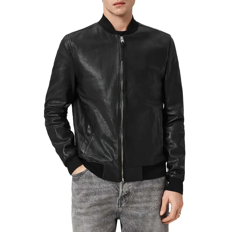 Allsaints Men's Morten Leather Bomber Jacket