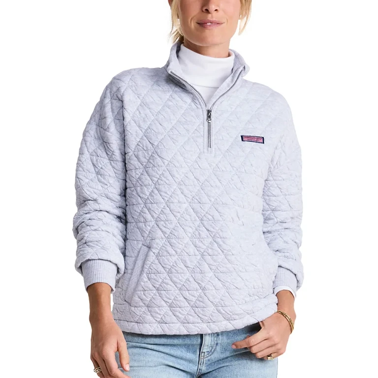 Vineyard Vines Quilted Quarter Zip Sweatshirt