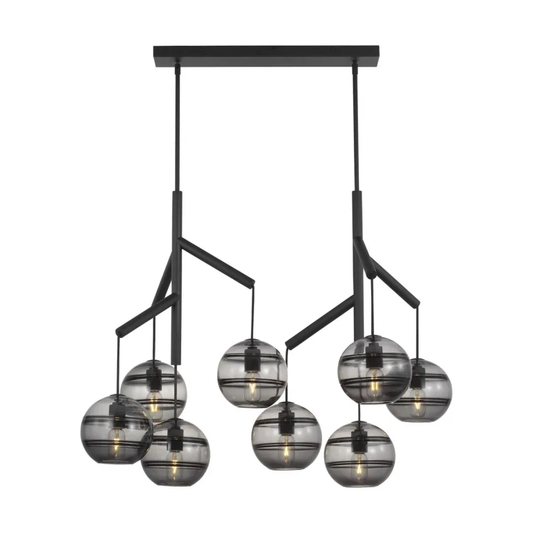 Nightshade Black LED Chandelier from the Sedona Collection