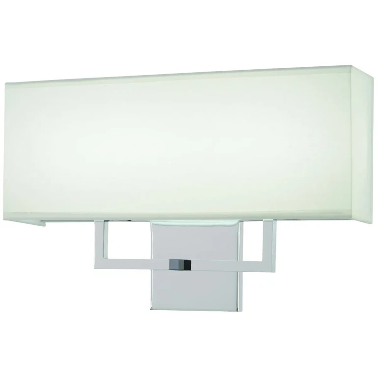 George Kovacs Rectangular LED Wall Sconce in Chrome