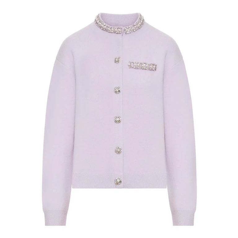Self Portrait Cardigan - Rose