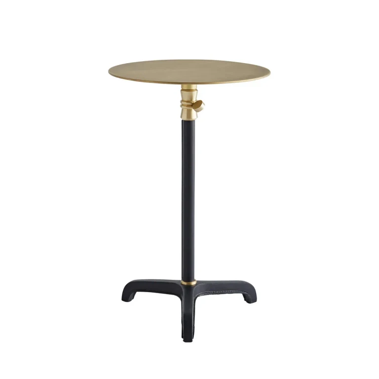 Antique Brass Accent Table from the Addison Collection