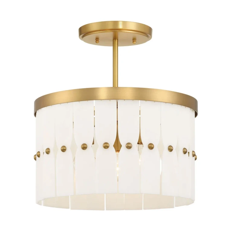 Legacy Brass Convertible Semi-Flush from the Coronelle Collection