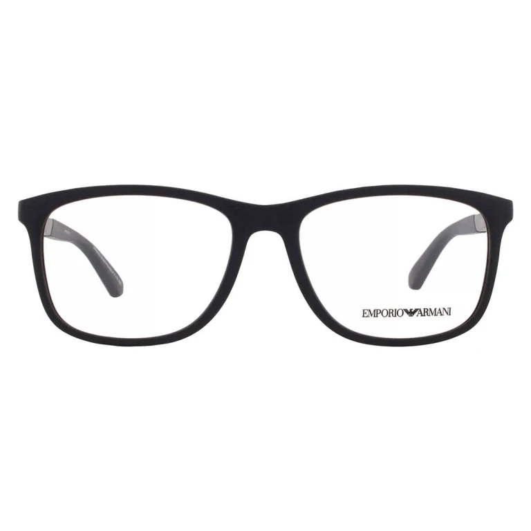 Emporio Armani Demo Square Mens Eyeglasses EA3247 6186 55