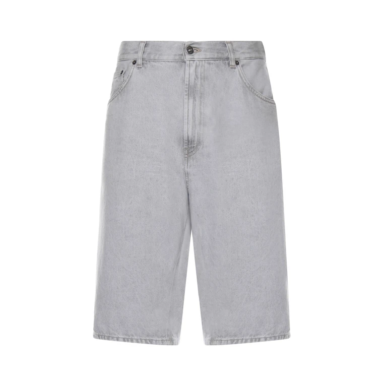 Dondup Shorts Blue Cotton - Men