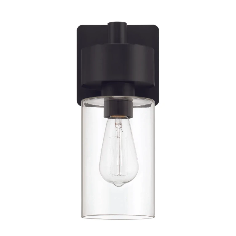 Craftmade Bennet 1-Light Outdoor Lantern in Midnight