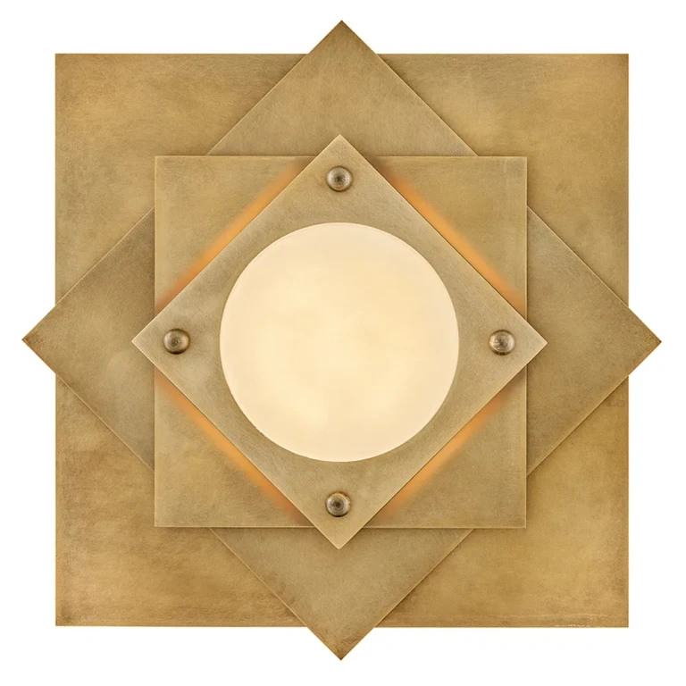 Heritage Brass LED Flush Mount from the Claude Collection
