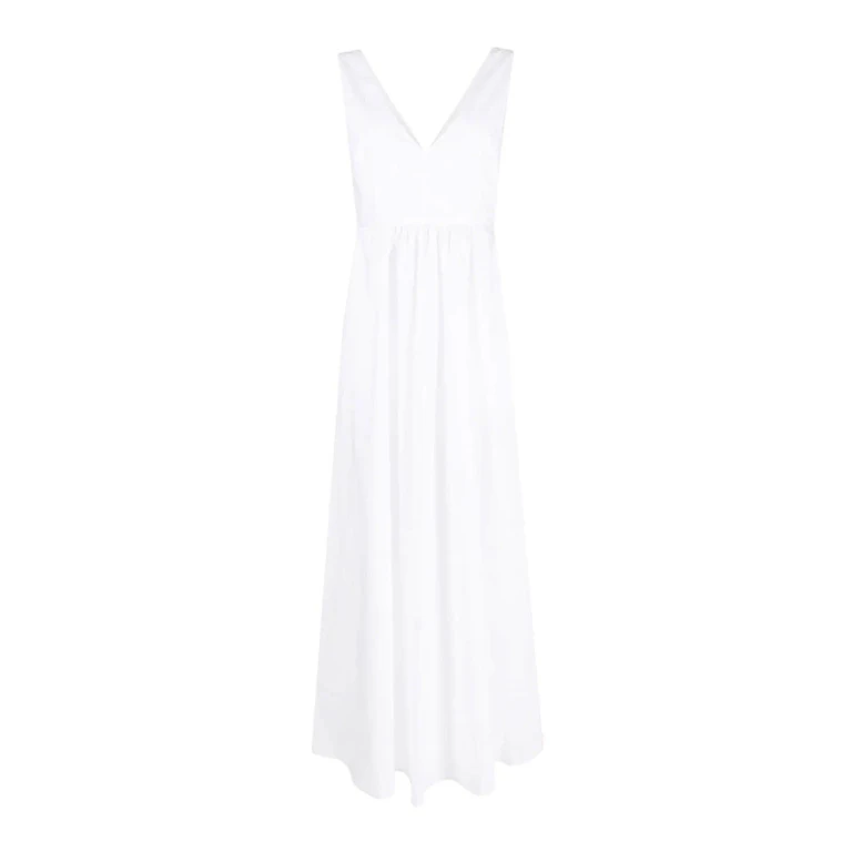 P. A.R. O.S. H. Robe Au Genou - Blanc