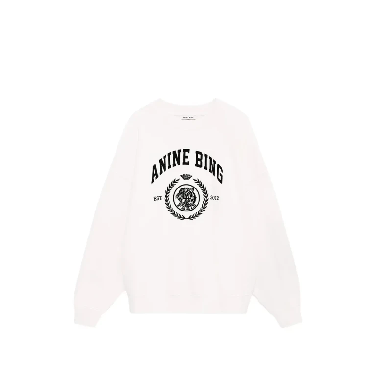 Anine Bing Embroidered Sweatshirt