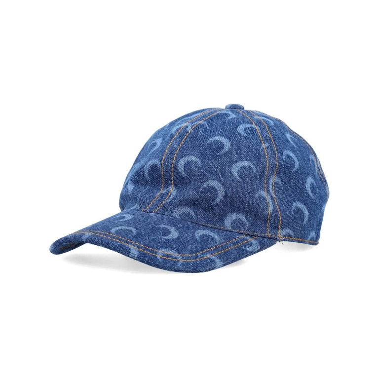 Marine Serre Hats Blue Coton - Women