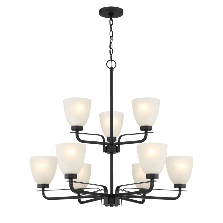 Kaitlen 9-Light Chandelier in Coal