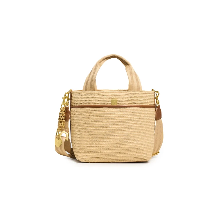 Think Royln Escape Tote Dune Raffia One Size