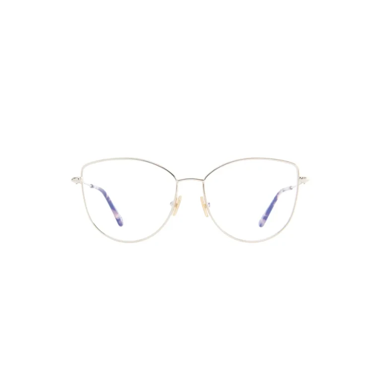 Tom Ford Blue Light Block Cat Eye Ladies Eyeglasses FT5667-B 028 55