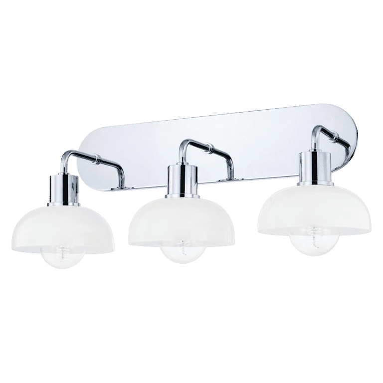 Mitzi Kyla 3-Light Bathroom Vanity Light in Polished Chrome