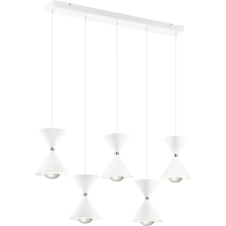 Kordan Contemporary Chandelier in Matte White